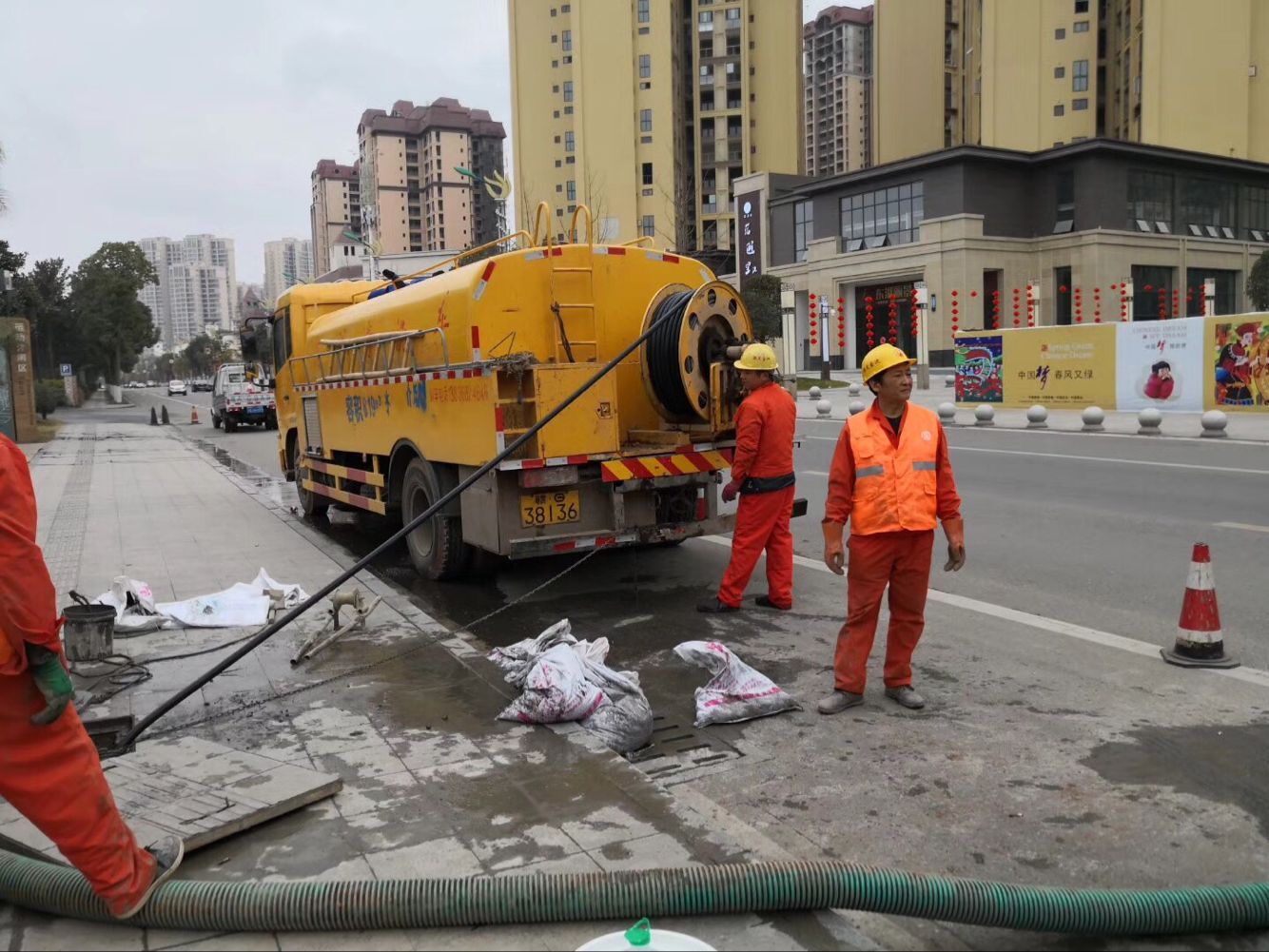 李沧排污管道清淤-管道清洗